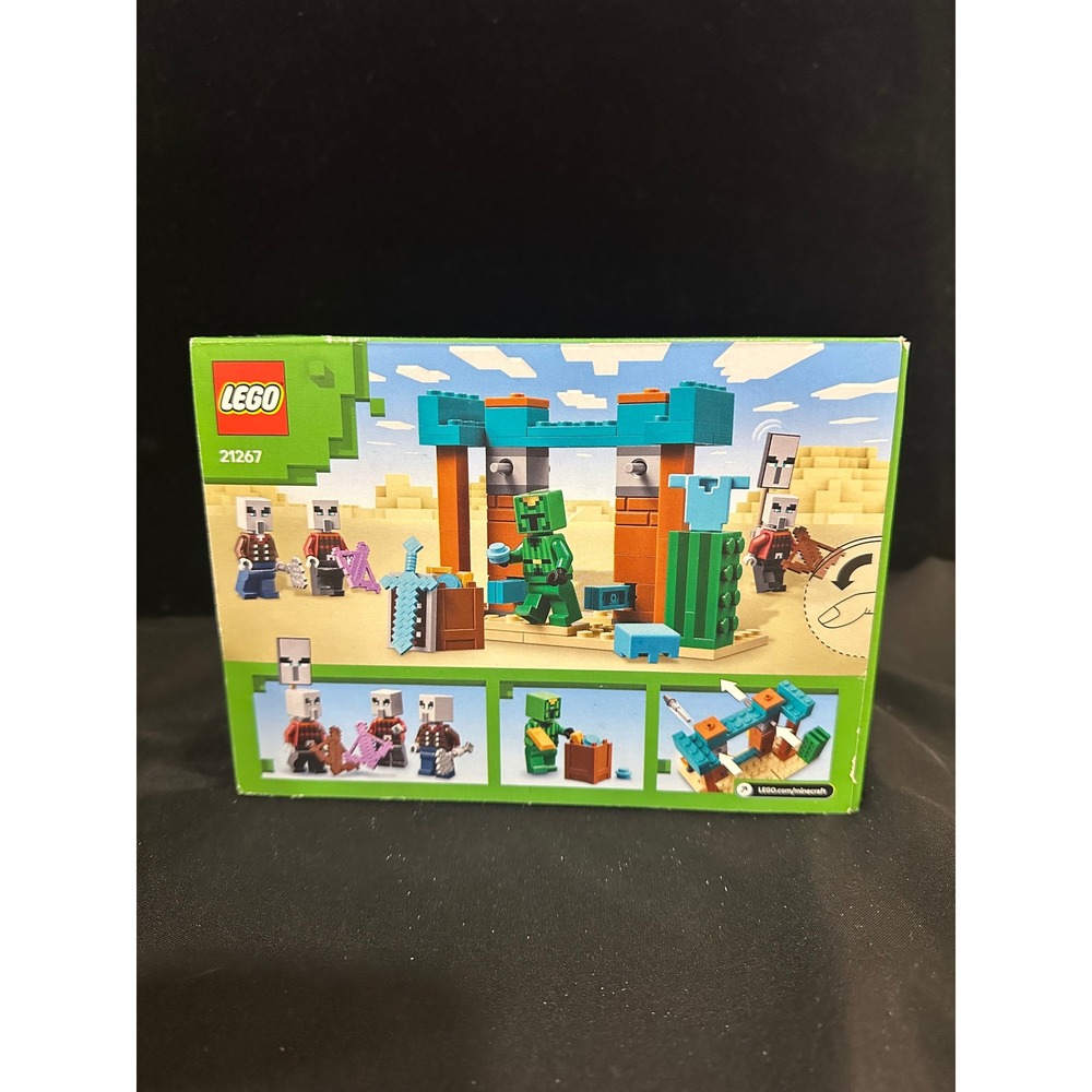LEGO Minecraft The Illager Desert Patrol 21267 Building Toy Set 105 Pieces NEW